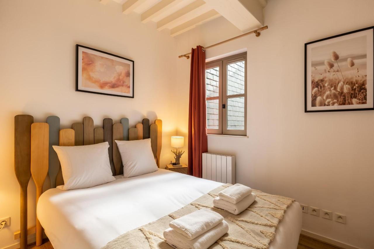 Apartament La Vague - Breath Of Freshness In Center Of Honfleur - Free Parking 550M Zewnętrze zdjęcie